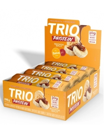 BARRA PROTEIN TRIO BANANA SPLIT 33G C/12